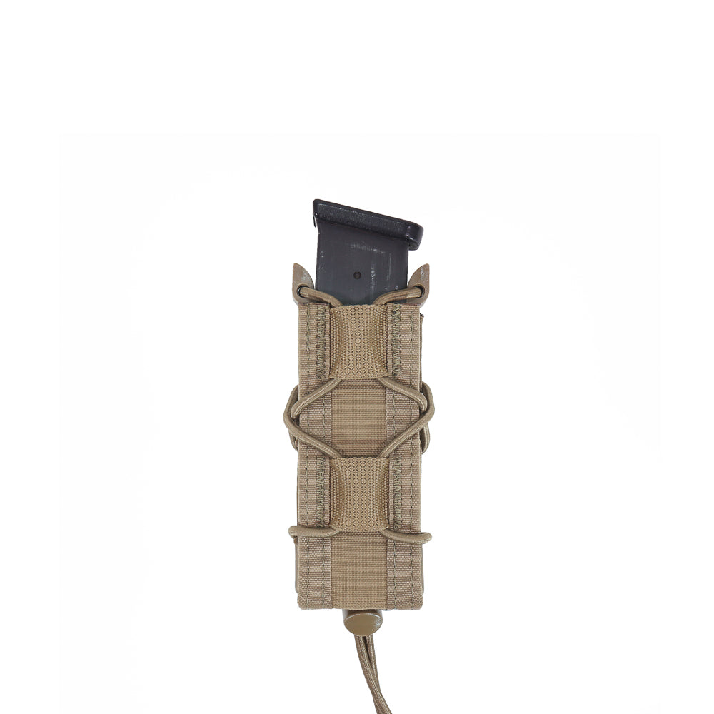 SINGLE QUICK MAG FOR 9MM PISTOL COYOTE TAN