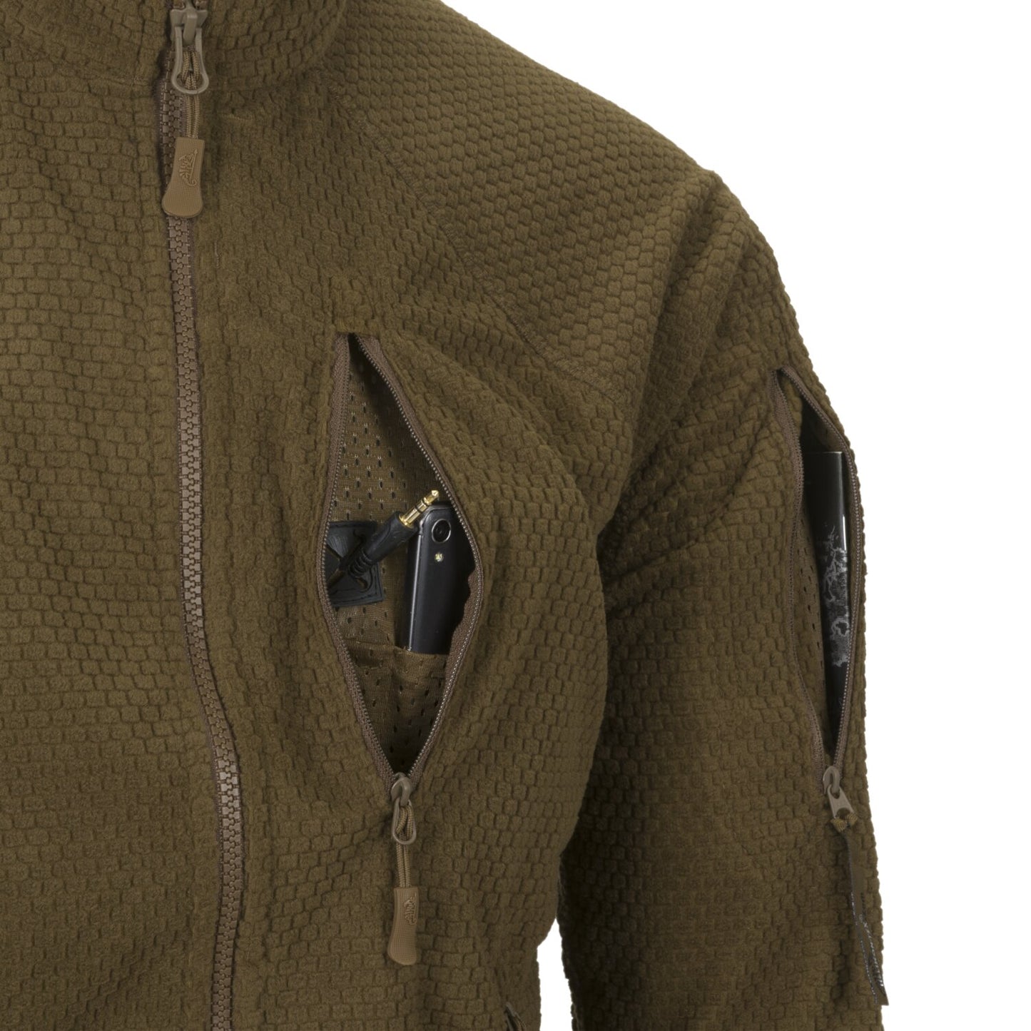 HELIKON-TEX ALPHA TACTICAL JACKET - GRID FLEECE