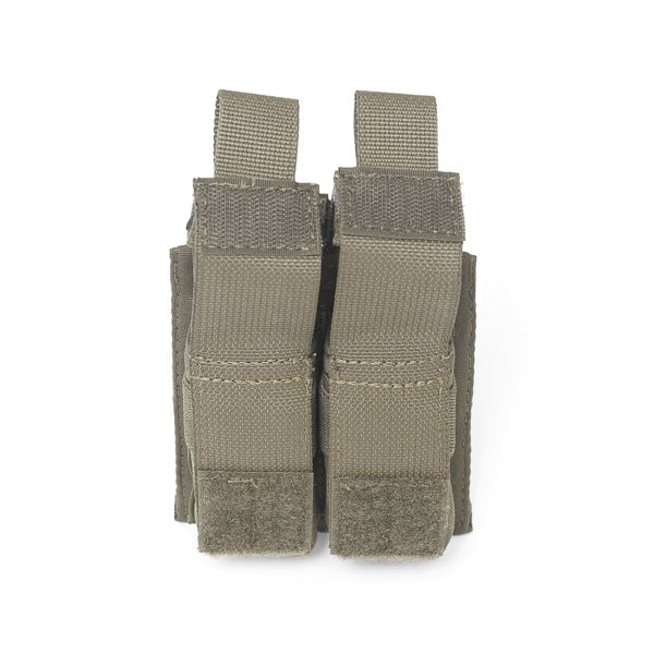 DIRECT ACTION DOUBLE 9MM PISTOL POUCH – RANGER GREEN