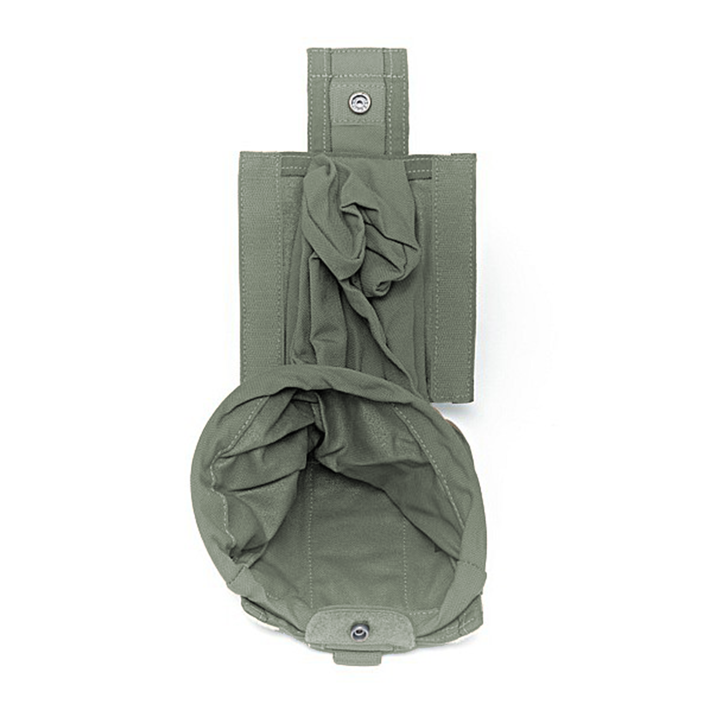 SLIMLINE FOLDING DUMP POUCH – RANGER GREEN