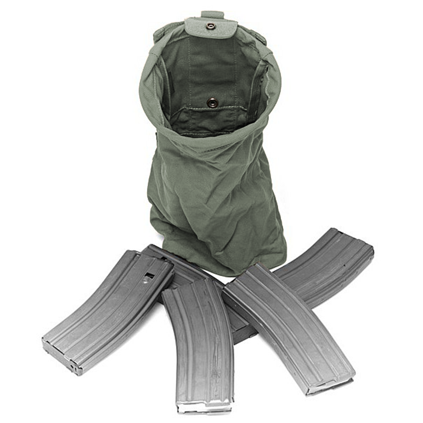 SLIMLINE FOLDING DUMP POUCH – RANGER GREEN