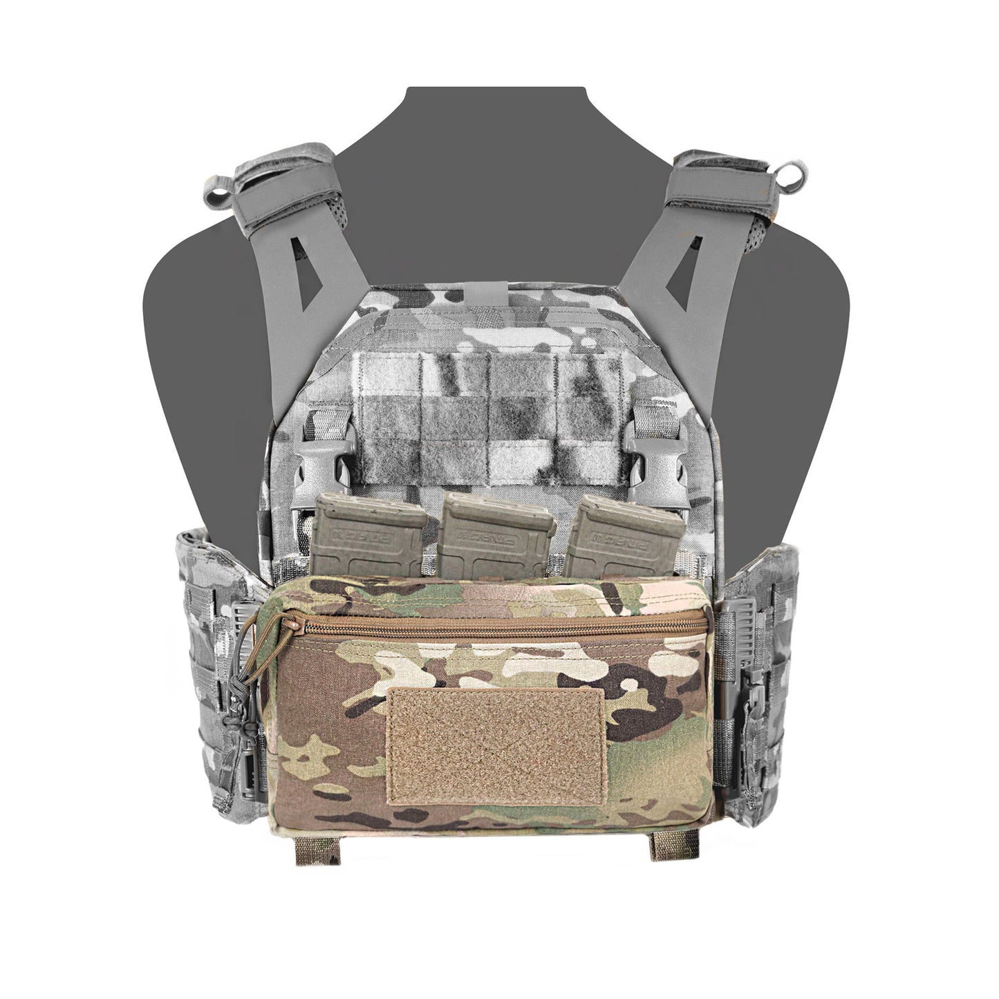 TRIPLE SNAP MAG UTILITY POUCH – MULTICAM