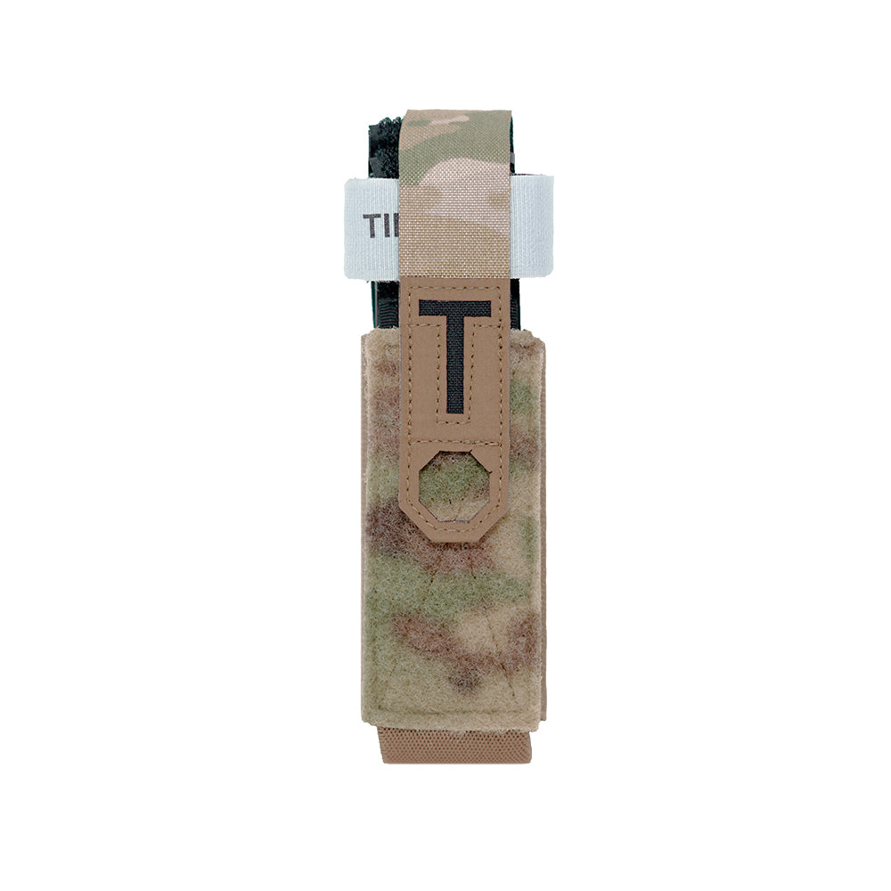 LASER CUT UNIVERSAL TOURNIQUET HOLDER MULTICAM