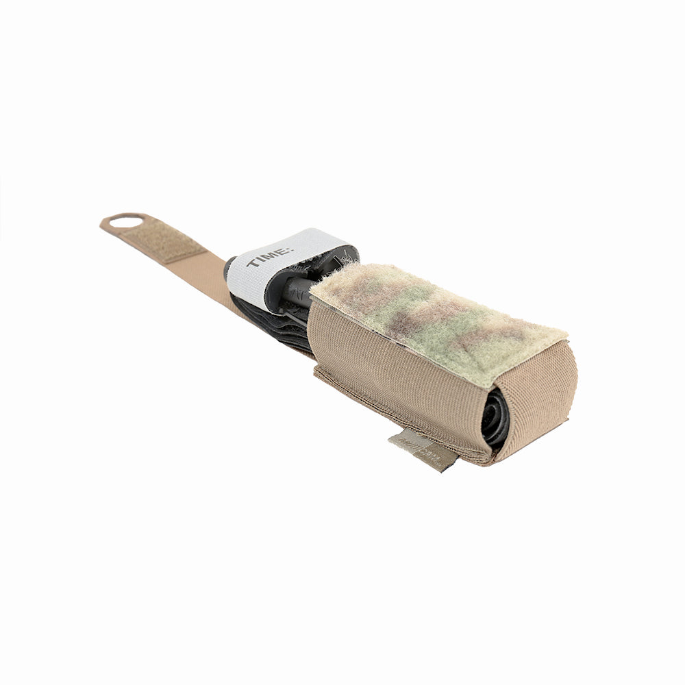 LASER CUT UNIVERSAL TOURNIQUET HOLDER MULTICAM