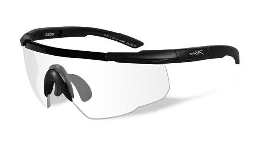 WILEY X SABER ADVANCED CLEAR MATTE BLACK FRAME W/BAG