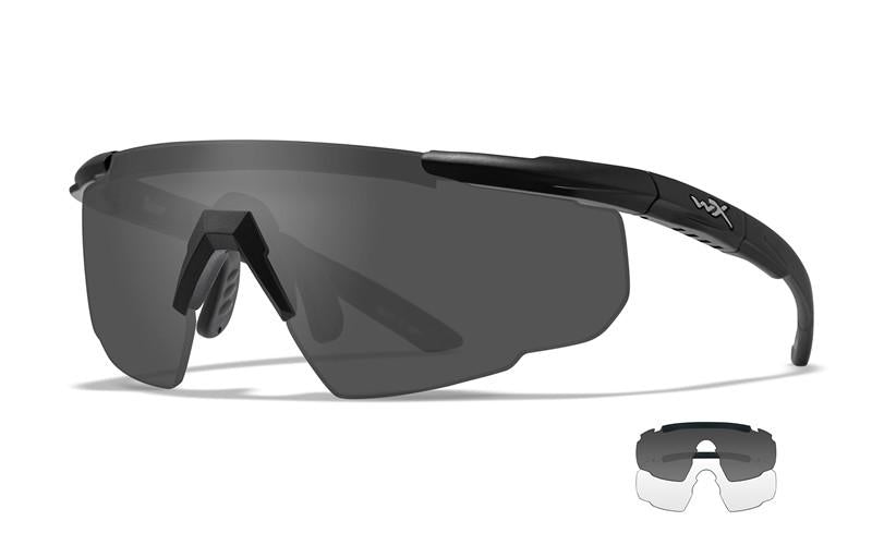 WILEY X SABER ADVANCED GREY/CLEAR MATTE BLACK FRAME