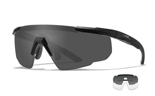 WILEY X SABER ADVANCED GREY/CLEAR MATTE BLACK FRAME