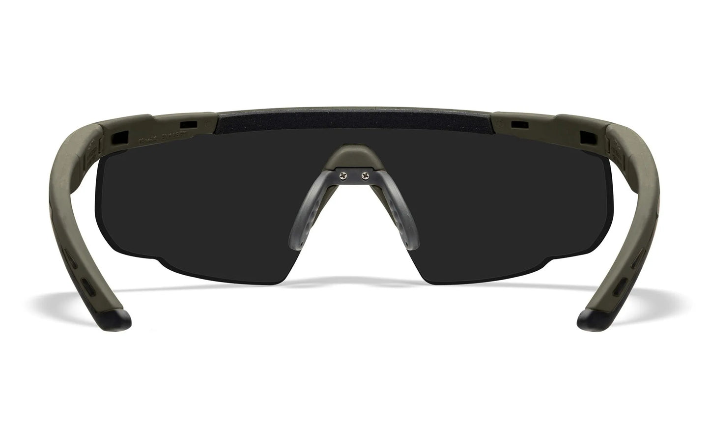 WILEY X SABER ADVANCED GREY/CLEAR/RUST OD GREEN FRAME